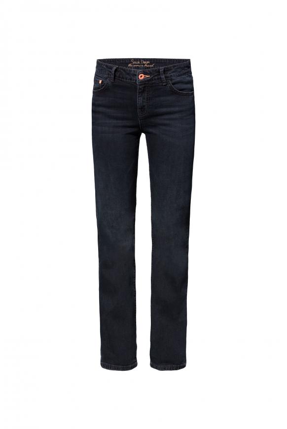 CAMP DAVID & SOCCX | Comfort Shape Jeans EL:KE mit Vintage-Waschung blue  black