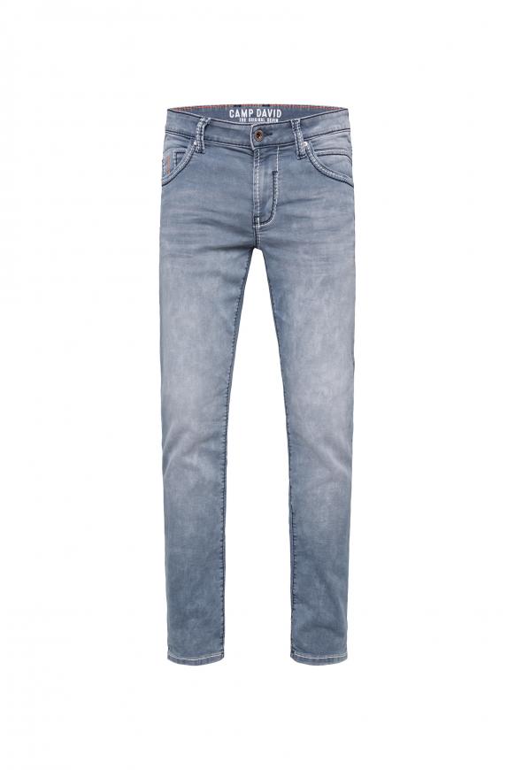 Jeans RO:BI mit breiten Nähten grey blue jogg
