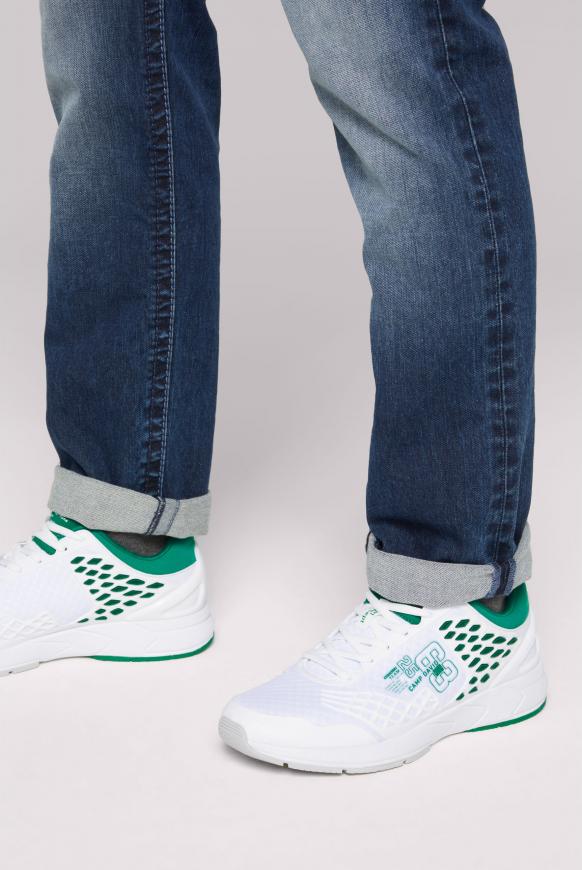 CAMP DAVID & SOCCX | Moderner Sneaker mit 3D-Struktur white