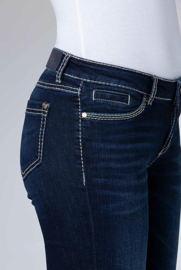 CAMP DAVID & SOCCX | Regular Fit Jeans RO:MY mit Kontrastnähten dark blue