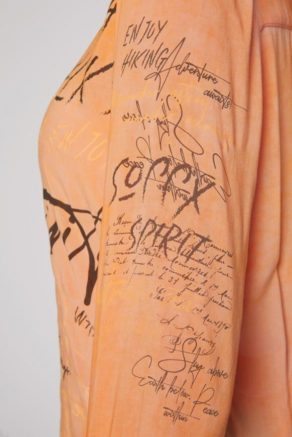 CAMP DAVID Artworks | & mit apricot SOCCX Tunika-Bluse blush Logo