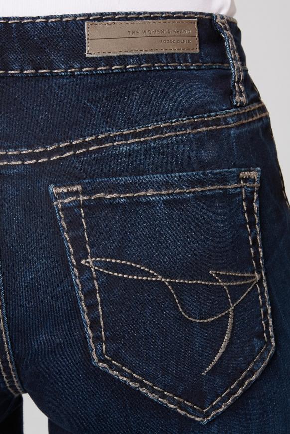 CAMP DAVID & SOCCX | Slim Fit Jeans HE:DI mit Kontrastnähten dark blue