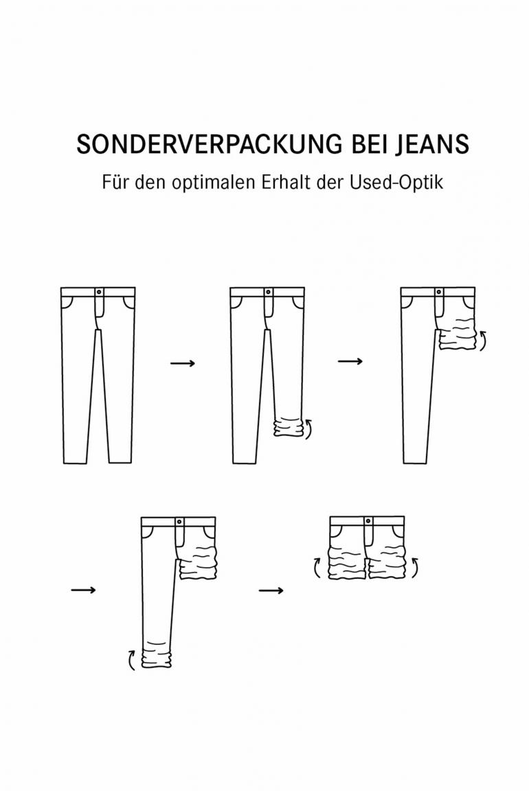 CAMP DAVID & SOCCX | Vintage-Waschung und breiten Nähten Jeans NI:CO old  blue used